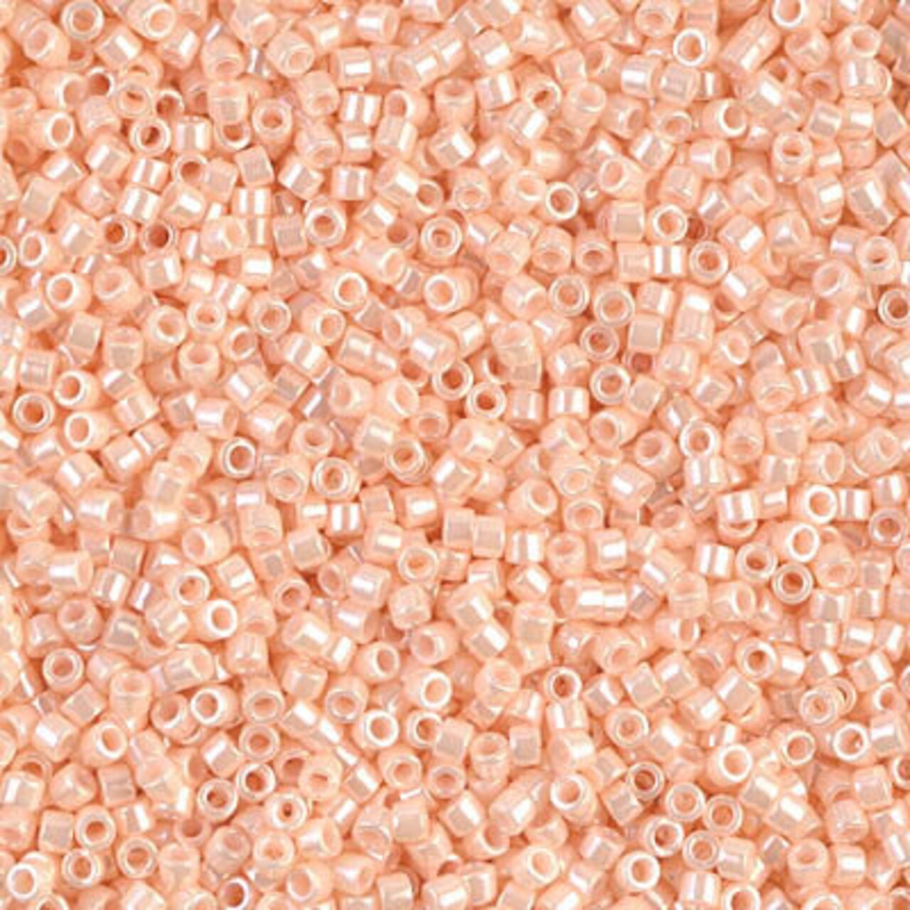 Miyuki Delica Bead 11/0, DB1532-1, Opaque Light Peach Ceylon, 5 grams